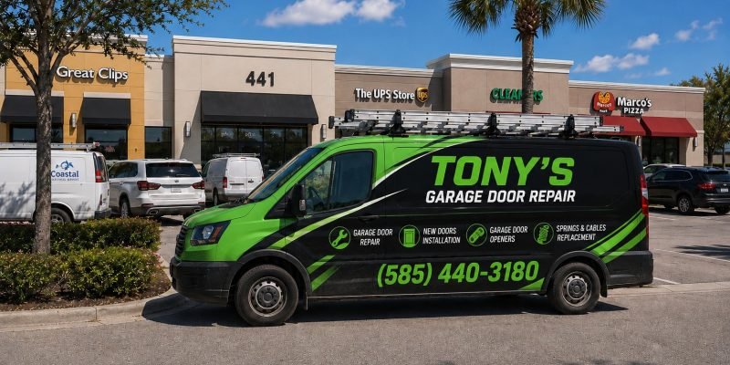 Our Service Van At The Location
